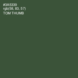 #3A5339 - Tom Thumb Color Image