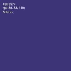 #3B3577 - Minsk Color Image