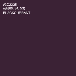 #3C2235 - Blackcurrant Color Image