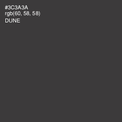 #3C3A3A - Dune Color Image