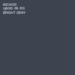 #3C4450 - Bright Gray Color Image