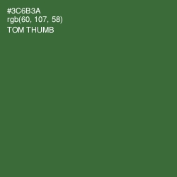#3C6B3A - Tom Thumb Color Image