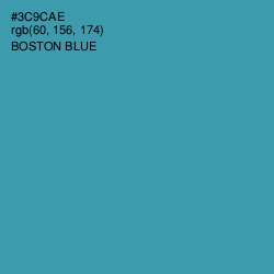 #3C9CAE - Boston Blue Color Image