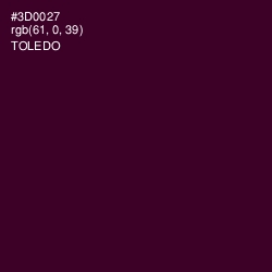 #3D0027 - Toledo Color Image