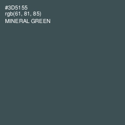 #3D5155 - Mineral Green Color Image