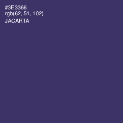 #3E3366 - Jacarta Color Image