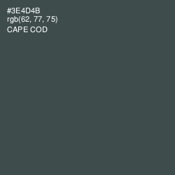 #3E4D4B - Cape Cod Color Image