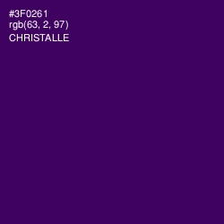 #3F0261 - Christalle Color Image
