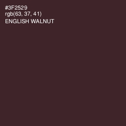 #3F2529 - English Walnut Color Image