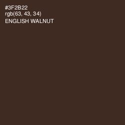 #3F2B22 - English Walnut Color Image