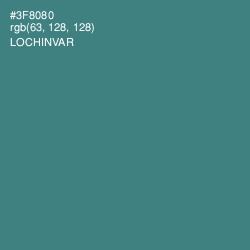 #3F8080 - Lochinvar Color Image