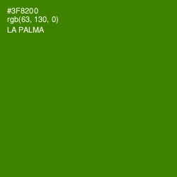 #3F8200 - La Palma Color Image