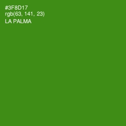 #3F8D17 - La Palma Color Image