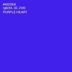 #4020EA - Purple Heart Color Image