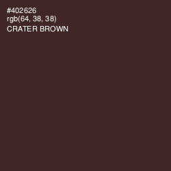 #402626 - Crater Brown Color Image