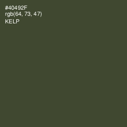 #40492F - Kelp Color Image