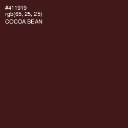 #411919 - Cocoa Bean Color Image