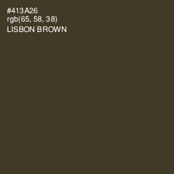 #413A26 - Lisbon Brown Color Image