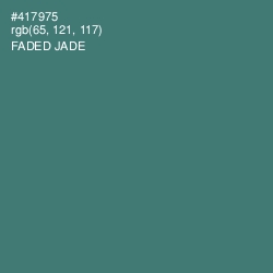 #417975 - Faded Jade Color Image