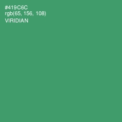 #419C6C - Viridian Color Image