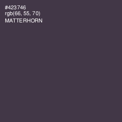 #423746 - Matterhorn Color Image