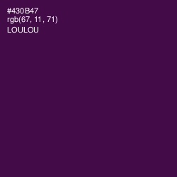#430B47 - Loulou Color Image