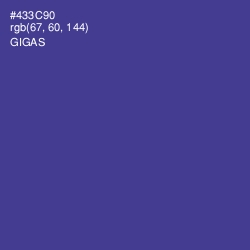 #433C90 - Gigas Color Image