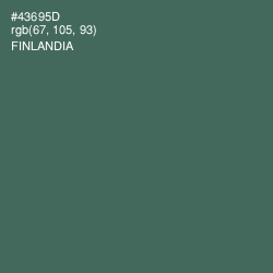 #43695D - Finlandia Color Image