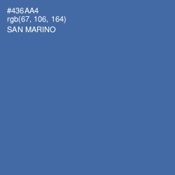 #436AA4 - San Marino Color Image