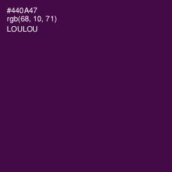 #440A47 - Loulou Color Image