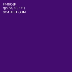 #440C6F - Scarlet Gum Color Image