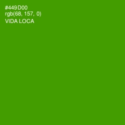 #449D00 - Vida Loca Color Image