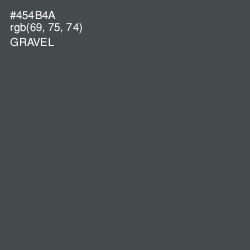 #454B4A - Gravel Color Image