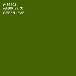 #456303 - Green Leaf Color Image