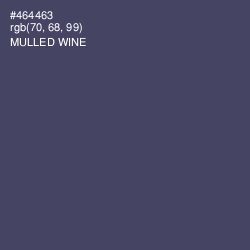 #464463 - Mulled Wine Color Image