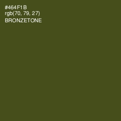 #464F1B - Bronzetone Color Image