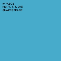 #47ABCB - Shakespeare Color Image