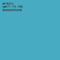 #47ACC1 - Shakespeare Color Image