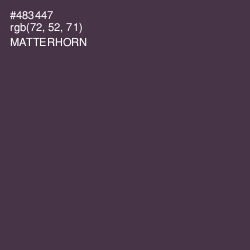 #483447 - Matterhorn Color Image