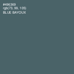 #496369 - Blue Bayoux Color Image
