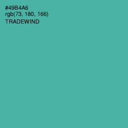 #49B4A6 - Tradewind Color Image