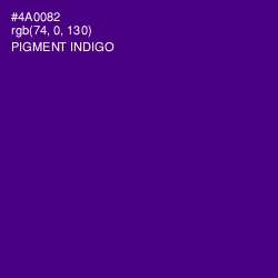 #4A0082 - Pigment Indigo Color Image