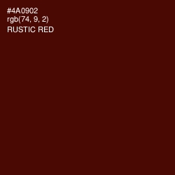 #4A0902 - Rustic Red Color Image