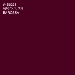 #4B0221 - Barossa Color Image