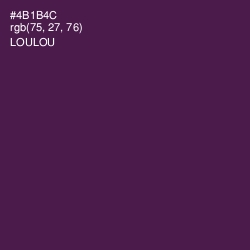 #4B1B4C - Loulou Color Image