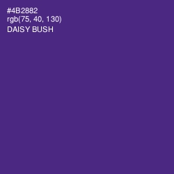 #4B2882 - Daisy Bush Color Image