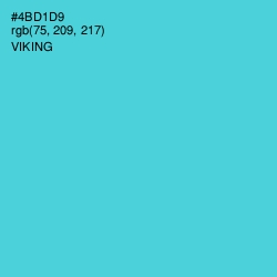 #4BD1D9 - Viking Color Image