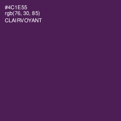 #4C1E55 - Clairvoyant Color Image