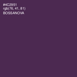 #4C2951 - Bossanova Color Image