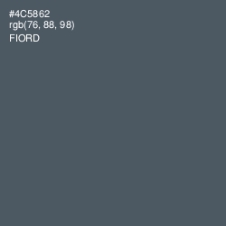 #4C5862 - Fiord Color Image